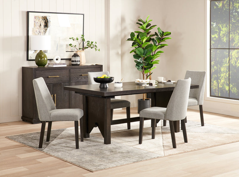 Emery Upholstered Dining Chair - Charcoal