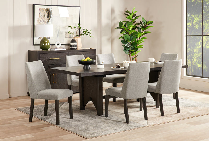 Emery Upholstered Dining Chair - Charcoal