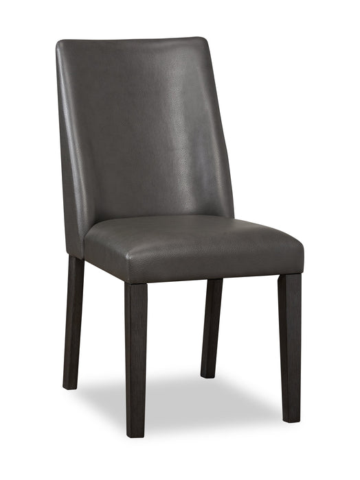 Emery Vegan Leather Dining Chair - Brown