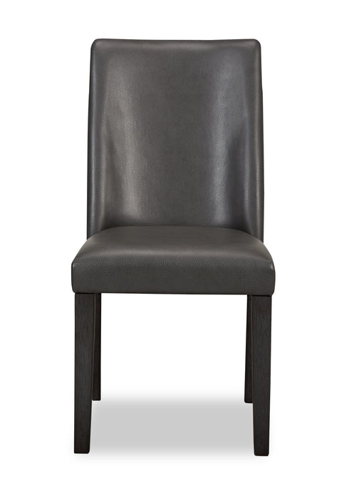 Emery Vegan Leather Dining Chair - Brown