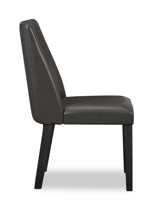 Emery Vegan Leather Dining Chair - Brown
