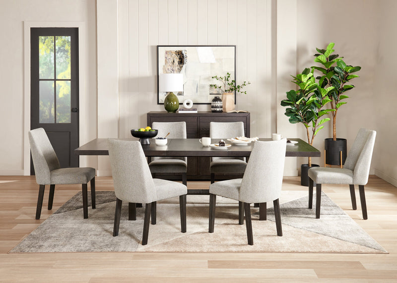 Emery Upholstered Dining Chair - Grey