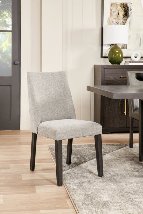 Emery Upholstered Dining Chair - Grey