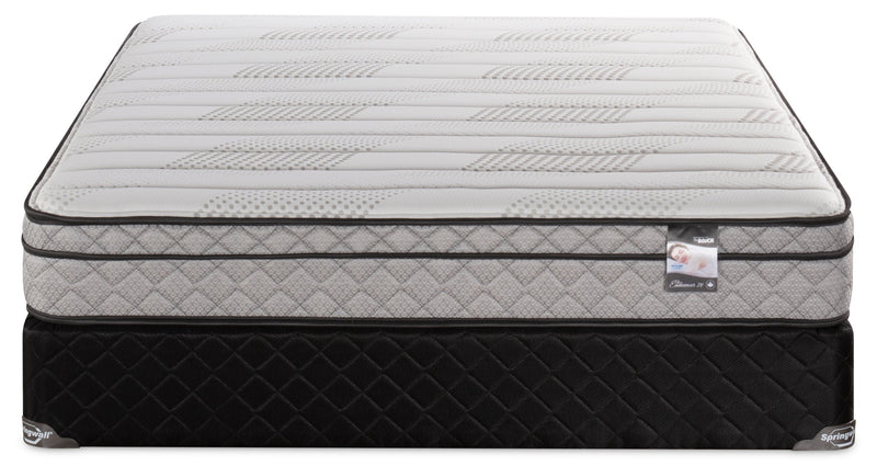 Springwall Enchantment Eurotop Full Mattress Set