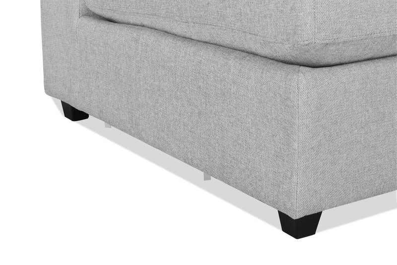 Evolve Sectional with Ottoman - Grey