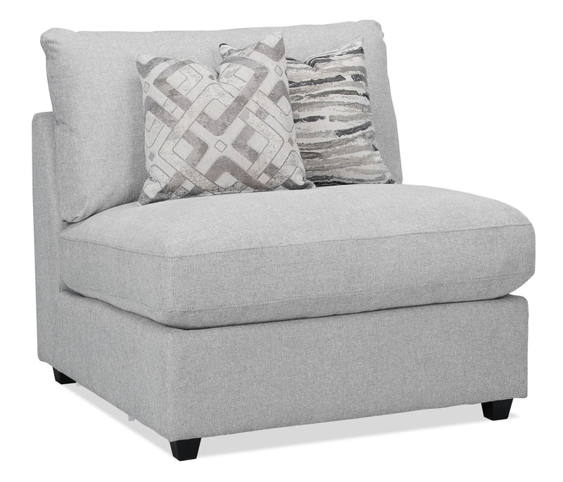 Evolve Sectional with Ottoman - Grey