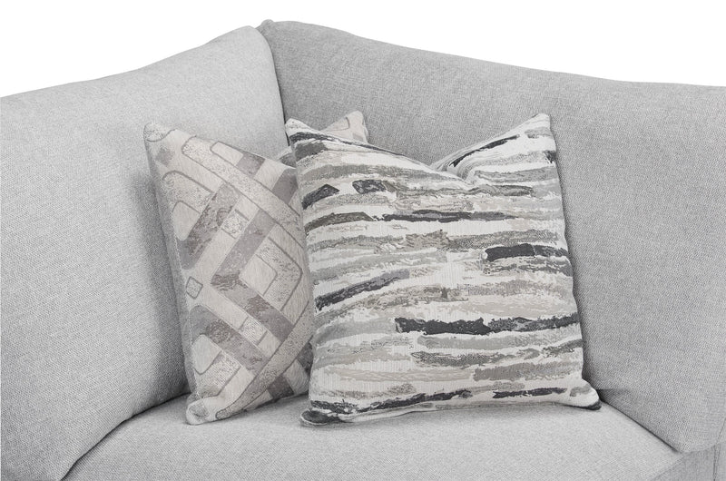 Evolve Sectional with Ottoman - Grey