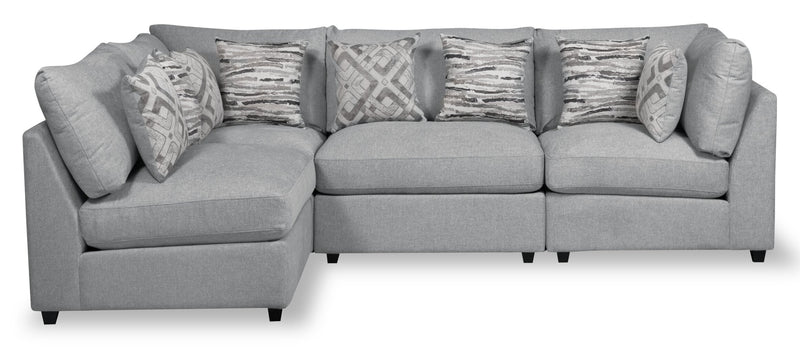 Evolve 4-Piece Sectional - Grey