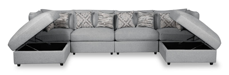 Evolve 6-Piece Sectional - Grey