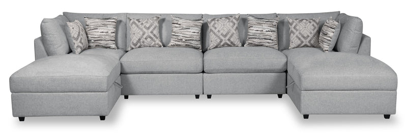 Evolve 6-Piece Sectional - Grey