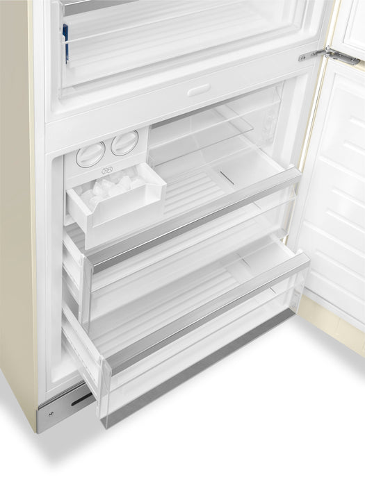 Smeg 18 Cu. Ft. Retro Bottom-Freezer Refrigerator - FAB38URCR