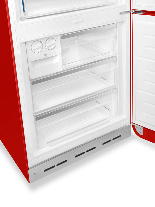 Smeg 18 Cu. Ft. Retro Bottom-Freezer Refrigerator - FAB38URRD