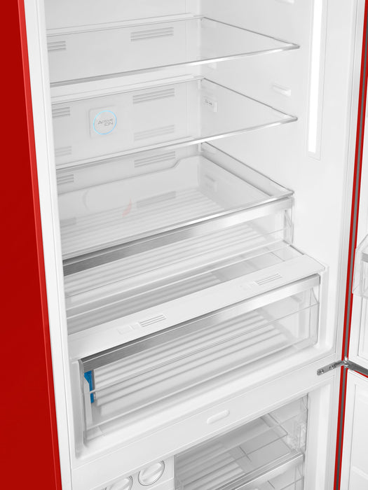 Smeg 18 Cu. Ft. Retro Bottom-Freezer Refrigerator - FAB38URRD