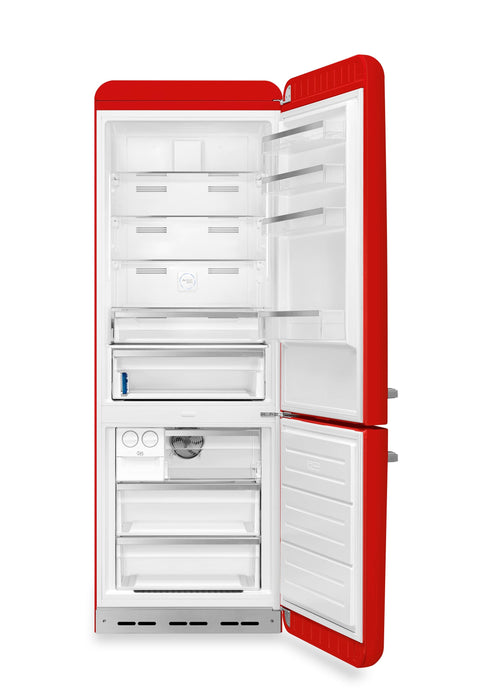 Smeg 18 Cu. Ft. Retro Bottom-Freezer Refrigerator - FAB38URRD