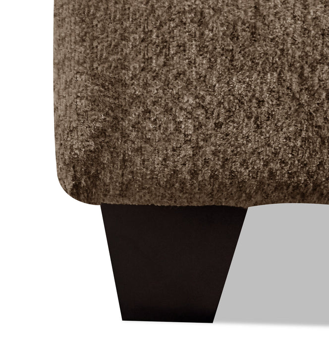 Febe Chenille Loveseat - Brown
