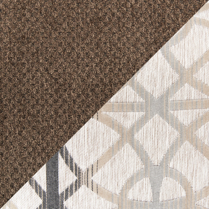 Febe Chenille Sofa - Brown
