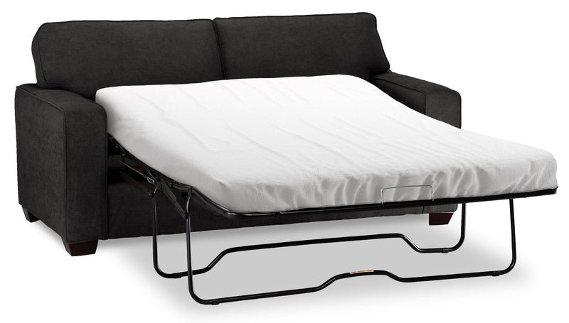 Fiona Chenille Twin-Size Sofa Bed - Grey
