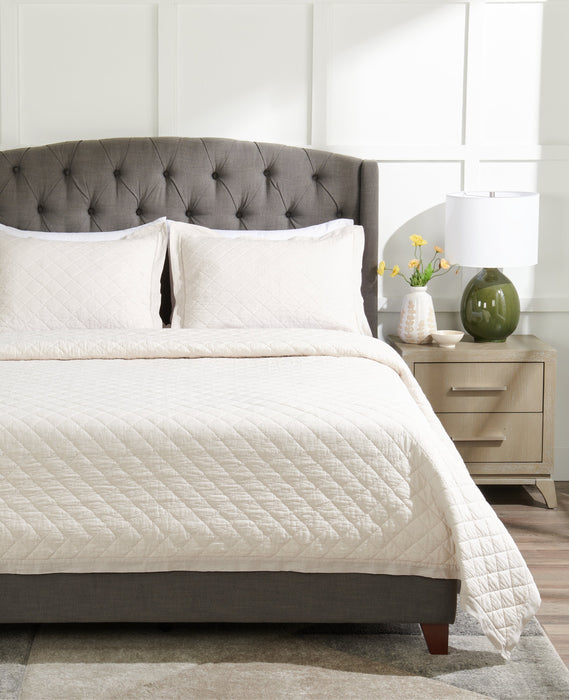 Flaxseed Cove 3-Piece King Quilt Set
