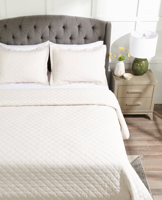 Flaxseed Cove 3-Piece King Quilt Set