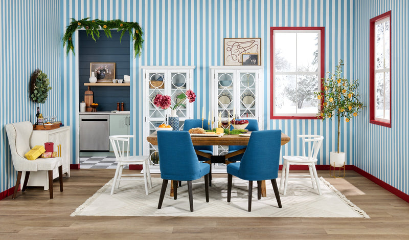 Remi Spindle Dining Chair - White