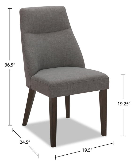 Gabi Accent Dining Chair - Charcoal
