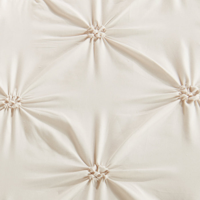 Gardenia Wynd 3-Piece King Comforter Set - Oatmeal