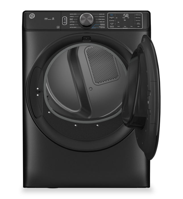 GE 5.8 Cu. Ft. Front-Load Washer and 7.8 Cu. Ft. Electric Dryer with Steam and Built-In Wi-Fi