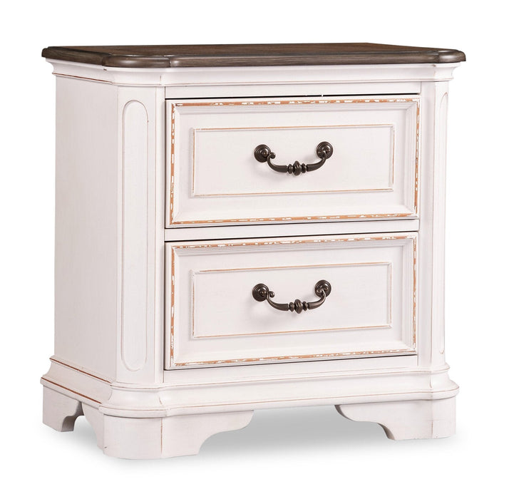 Grace Nightstand - Antique White