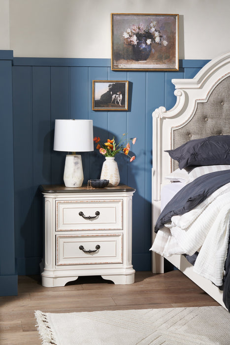 Grace Nightstand - Antique White
