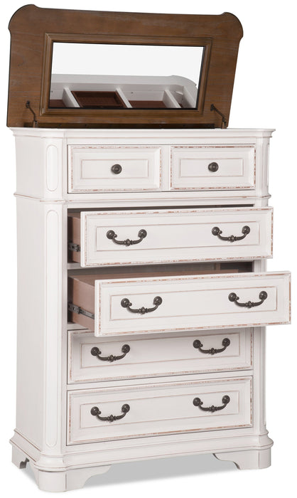 Grace Chest with Lift-Top - Antique White