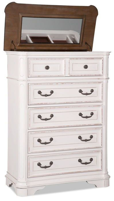 Grace Chest with Lift-Top - Antique White