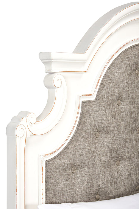 Grace Queen Bed - Antique White
