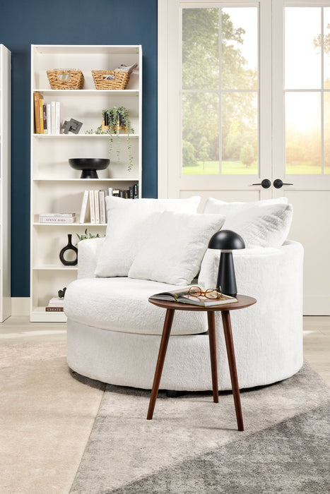 William 31.5\" 6-Shelf Bookcase - White 
