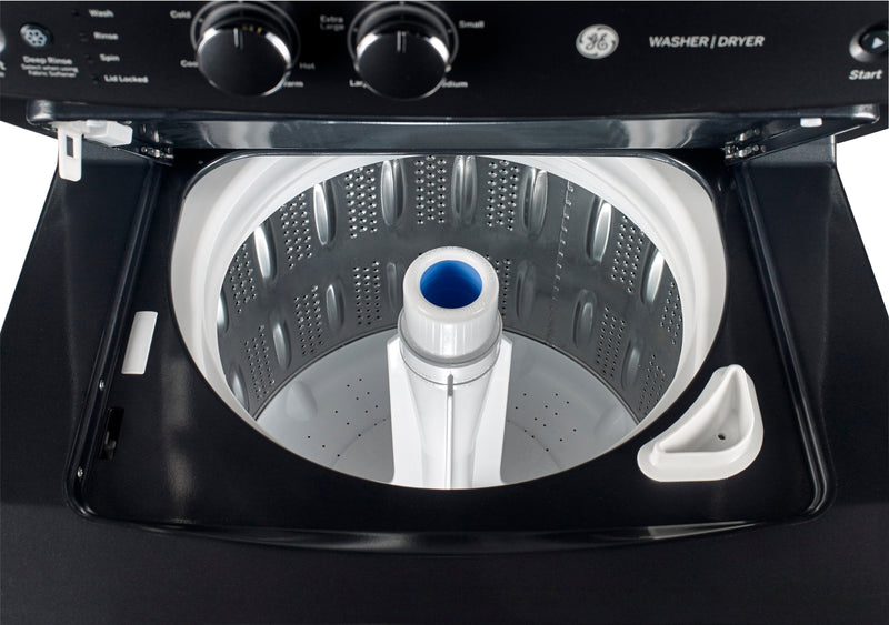 GE Unitized Spacemaker Washer and Electric Dryer Combination – GUD37ESMMDG