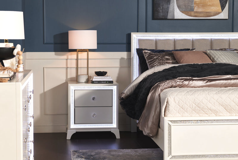 Halo Nightstand - White