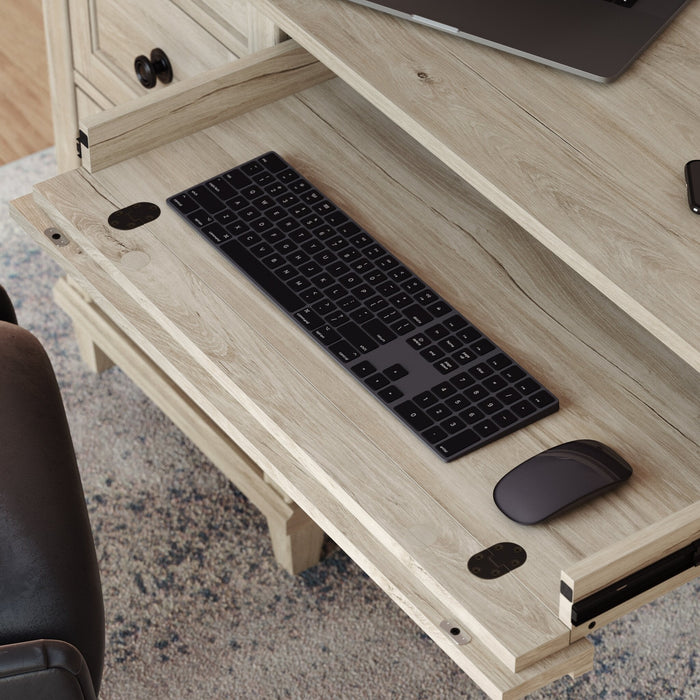 Hammond 67.56\" Commercial Grade Executive Office Desk with 7-Drawers - Chalk Oak