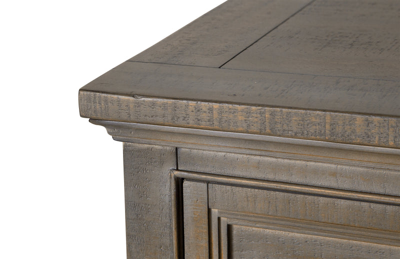 Hanson 50” Traditional Pine Lift Top Coffee Table with Storage and Casters - Dovetail Grey
