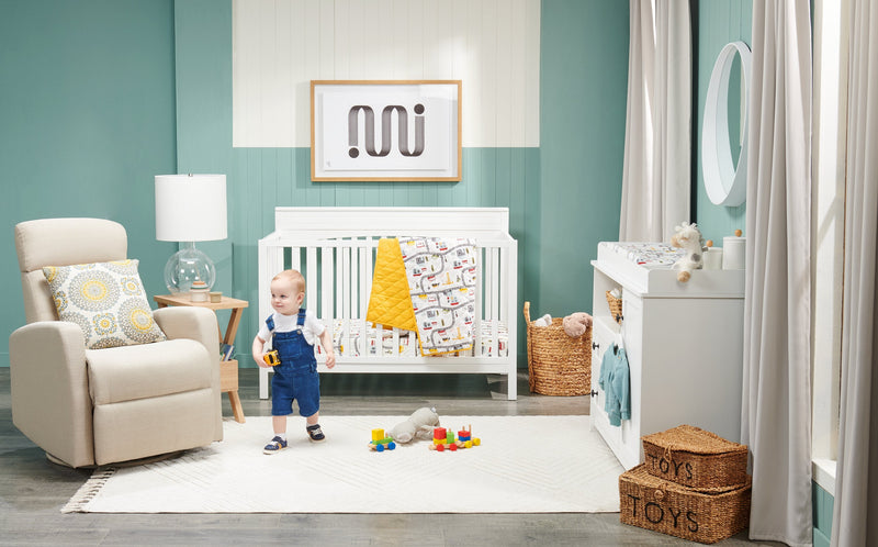 Harper 4-in-1 Convertible Crib - Snow White