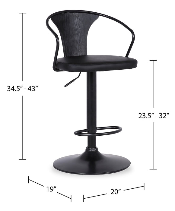 Hero Adjustable Swivel Bar Stool
