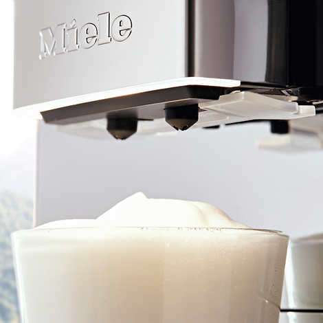 Miele CM 6360 Milk Perfection Obsidian Black With Clean Steel Metallic Finish Espresso Machine 