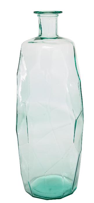 Glass 29\" Vase - Light Blue