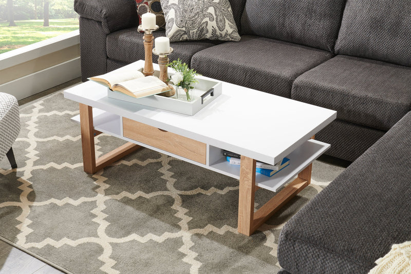 Izaac Coffee Table - White 
