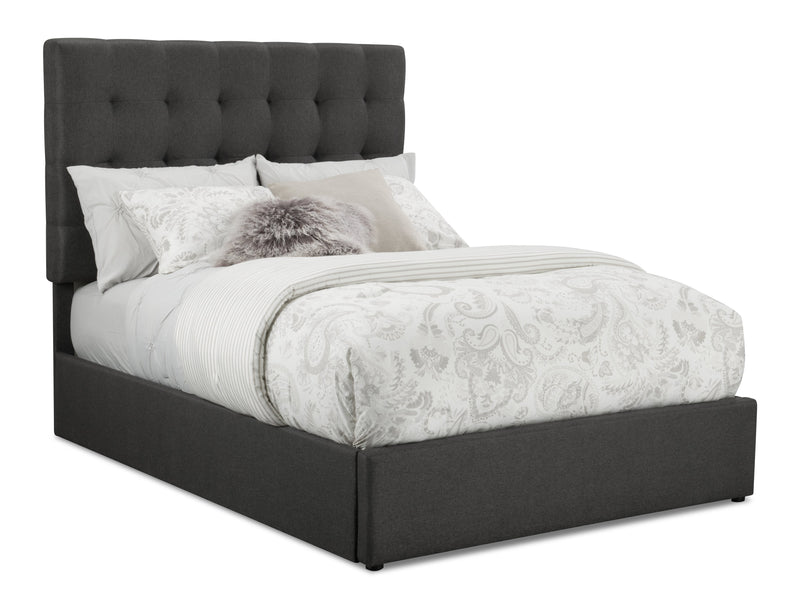 Jace Storage Full Bed - Grey