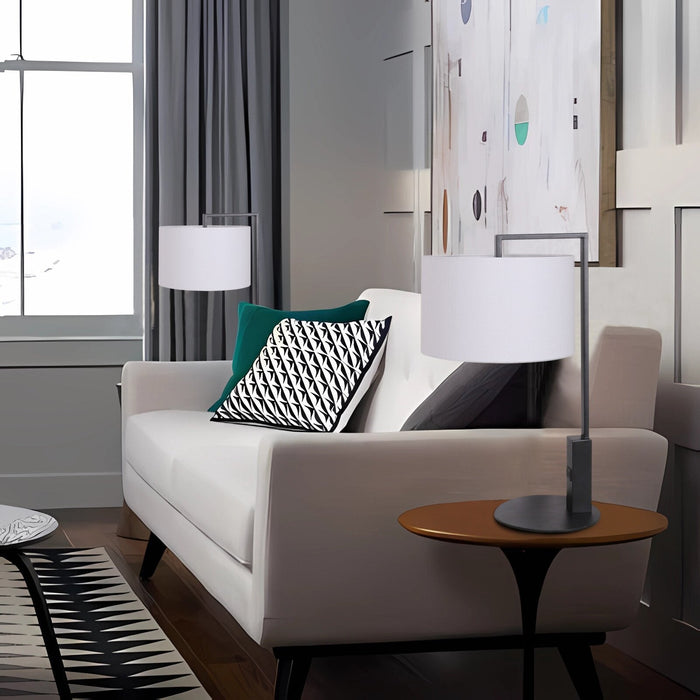 Jax 2-Piece Table and Floor Lamp Set with USB Port