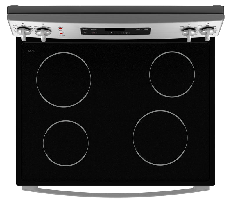 GE 5 Cu. Ft. Electric Range with Dual Bake Element and Certified Sabbath Mode - Stainless Steel - JC… 