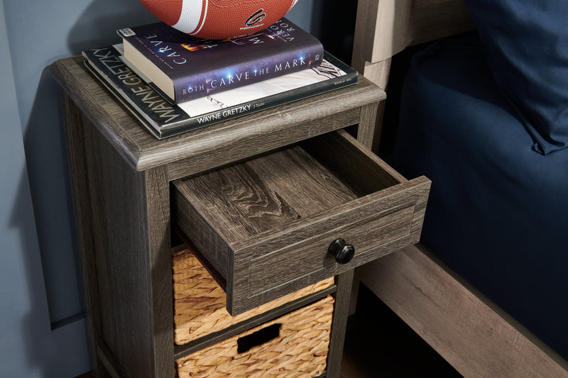 Jon Chairside Table - Grey