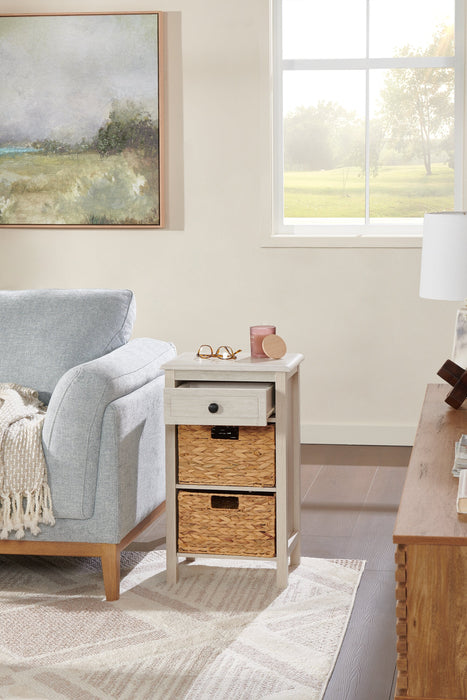 Jon Chairside Table - White
