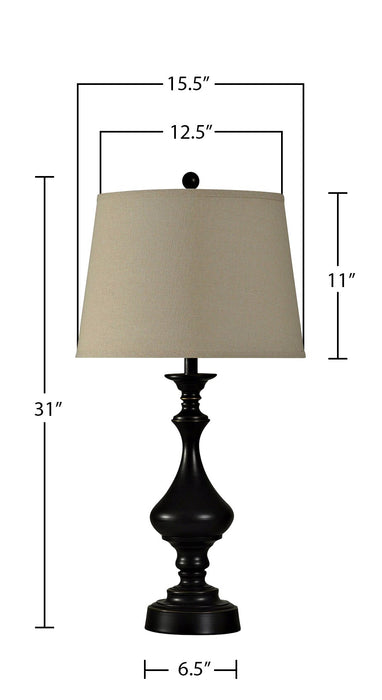Julia 3-Piece Floor and Two Table Lamps Set
