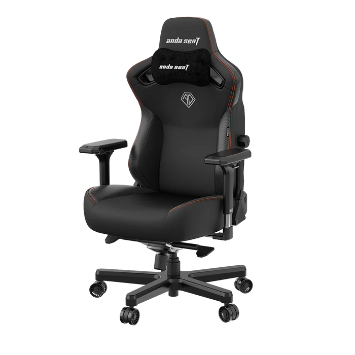 Anda Seat Kaiser 3 XL Ergonomic Genuine Leather Gaming Chair - Black