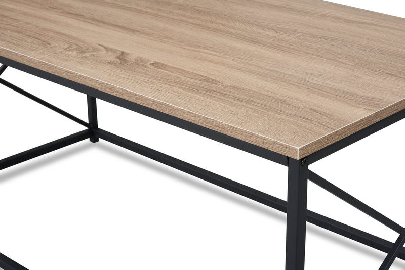 Kasey 3-Piece Coffee and Two End Tables Package - Dark Taupe 